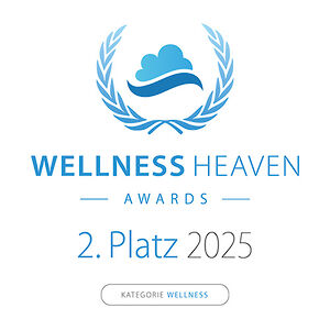 Wellness Heaven Award 2025 - 2. Platz in der Kategorie Wellness & Spa